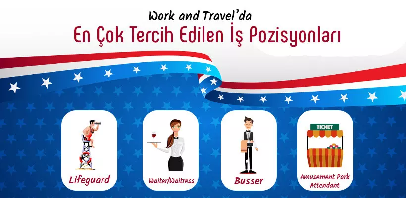 work and travel ile en cok tercih edilen isler